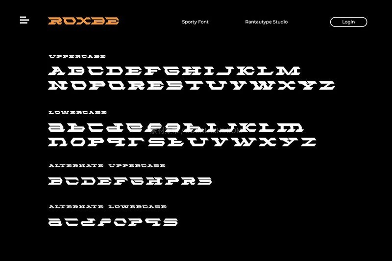 10款超级有设计感的英文运动字体